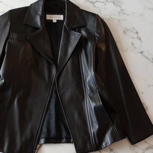Liz Claiborne Black Leather Jacket